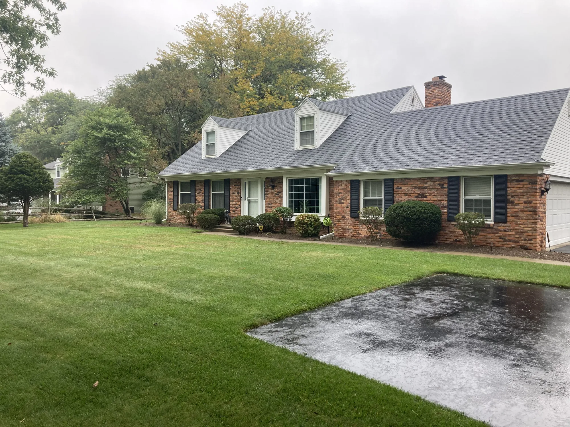 Finished Kerekes Landscape curb appeal project in the Toledo and Sylvania region